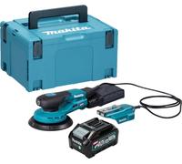 Makita BO 004 CGM101 Ponceuse excentrique sans fil 40 V max. 150 mm 3,0 mm course Brushless + 1x batterie 4,0 Ah + Makpac - sans chargeur