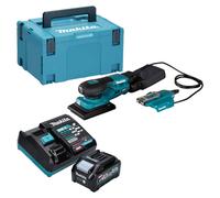 Makita BO 005 CGM101 Ponceuse vibrante sans fil 40 V max. 80 x 130 mm course 3,0 mm Brushless + 1x batterie 4,0 Ah + chargeur + Makpac