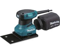 Makita BO 4566 Ponceuse vibrante électrique, 200 watts, surface de ponçage 100 mm, aspiration de la poussière