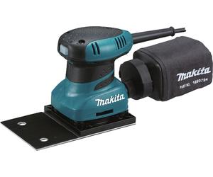 Makita BO 4566 Ponceuse vibrante électrique, 200 watts, surface de ponçage 100 mm, aspiration de la poussière