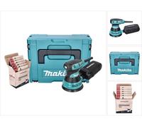 Makita BO 5031 J Ponceuse excentrique 300 watts 125 mm + kit de ponçage Toolbrothers TURTLE + Makpac
