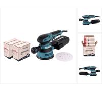 Makita BO5041 Ponceuse excentrique 125 mm 300 W + 2x Sets de ponçage Toolbrothers TURTLE