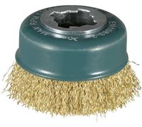 Makita Brosse à dents 75 mm laiton X-Lock Makita - Drahttopfbürste - für Stahl, Farbe, Rost, Schweißkanten D-73433 1 pc(s)