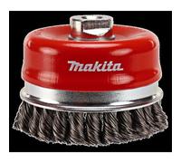 Makita Brosse boisseau à fils acier torsadés pour meuleuses d'angle 230 mm - P-04472