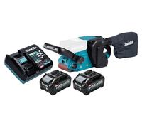 Makita BS 001 GM201 Ponceuse à bande sans fil 40 V max. 76 x 533 mm Brushless + 2x batterie 4,0 Ah + chargeur