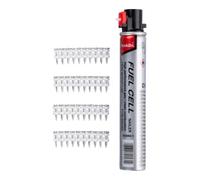 Makita Clous pour béton 2,6 x 20 mm - 1 000 pcs avec cartouche de gaz (196290-2)