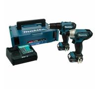 Makita CLX228AJ 12v Kit combiné perceuse-visseuse + perceuse à percussion sans fil +2x batterie & chargeur