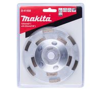 Makita meule diamantée, 125 x 22,23 mm 2 segments - argent - 125 x 22,23 mm