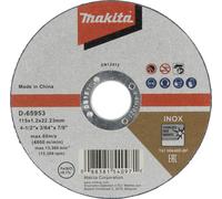 Makita D-65953-12 Disque à tronçonner 115 mm 12 pc(s)