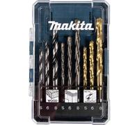 Makita D-71962 9 pièces Foret universel métal, Pierre, Béton, bois, Brique 5.0 mm, 6.0 mm, 8.0 mm