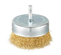 Makita Makita Brosse à coupe ondulée D-73645 Ø 80 mm, zinguée, 1/4" hexagonal Quantité:1