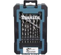 Makita Jeu de forets à métaux HSS-GS - 1 - 10 mm - 19 pcs.