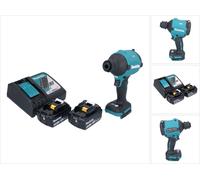 Makita DAS180RT Souffleur à poussière sans fil 18V Brushless + 2x Batteries 5,0Ah + Chargeur