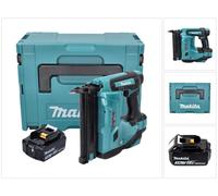 Makita DBN 500 F1J Cloueuse sans fil, 15-50 mm, 18 V + 1x Batterie 3,0 Ah + Makpac - sans chargeur