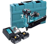 Makita DBN 901 RMK Cloueuse sans fil 18 V 50 - 90 mm Brushless + 2 batteries 4,0 Ah + chargeur + coffret