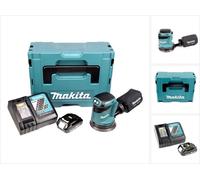 Makita DBO 180 Kit Y1J-D Ponceuse excentrique sans fil 18 V avec boîtier MAKPAC inclus Batterie BL 1815 N + chargeur DC18RC