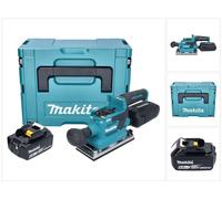 Makita DBO 382 G1J Ponceuse vibrante sans fil 18 V 93 x 185 mm Brushless + 1x batterie 6,0 Ah + Makpac - sans chargeur