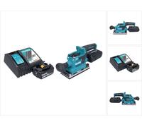 Makita DBO 382 RT1 Ponceuse vibrante sans fil 18 V 93 x 185 mm Brushless + 1x batterie 5,0 Ah + chargeur