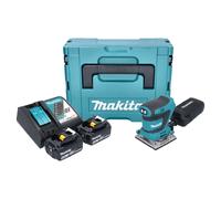 Makita DBO 484 RMJ ponceuse orbitale sans fil 18 V 112 x 102 mm + 2x batterie 4,0 Ah + chargeur + Makpac