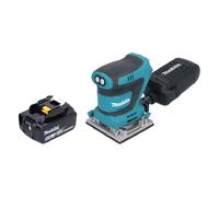 Makita DBO 484 T1 Ponceuse vibrante sans fil 18 V 112 x 102 mm + 1x batterie 5,0 Ah - sans chargeur