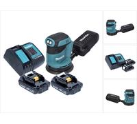 Makita DBO180SY Ponceuse excentrique sans fil 125mm 18V + 2x Batteries 1,5Ah + Chargeur