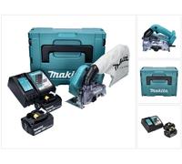 Makita DCC 500 RGJ Scie diamant sans fil 125 mm Brushless 18V + 2x Batteries 6,0Ah + Chargeur + Coffret Makpac