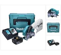 Makita DCC 500 RT Scie circulaire diamant sans fil 18 V - 125 mm - Brushless + 1x Batterie 5,0 Ah + Chargeur + Makpac
