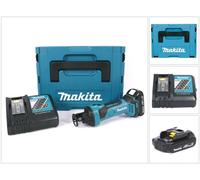 Makita DCO 180 Kit RY1J Affleureuse plaque de plâtre 18V avec boîtier MAKPAC inclus Batterie BL 1815 N + chargeur DC18RC