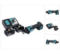 Makita DCO 181 F1 Affleureuse plaque de plâtre sans fil 32000 tr/min 18V Brushless + 2x Batteries 3.0Ah + Chargeur