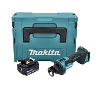 Makita DCO 181 M1J Affleureuse plaque de plâtre sans fil 18 V 32000 U/min Brushless + 1x Batterie 4,0 Ah + Makpac - ohne Ladegert