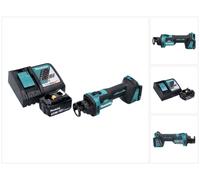 Makita DCO 181 RF1 Affleureuse plaque de plâtre sans fil 32000tr/min 18V Brushless + 1x Batterie 3,0Ah + Chargeur