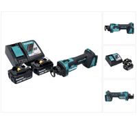 Makita DCO 181 RG Affleureuse plaque de plâtre sans fil 32000 tr/min Brushless 18V + 2x Batteries 6,0 Ah + Chargeur