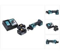 Makita DCO 181 RM Affleureuse plaque de plâtre sans fil 18 V 32000 U/min Brushless + 2x Batterie 4,0 Ah + Ladegert