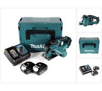 Makita DCS 552 RGJ 18 V sans fil scie circulaire manuelle pour métaux 136 mm en Makpac + 2x 6,0 Ah batterie et chargeur + lame de scie et lunettes de protection