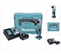 Makita DDA 351 RG1J Perceuse d'angle sans fil 18 V 13,5 Nm + 1x Batterie 6,0 Ah + Chargeur + Coffret Makpac