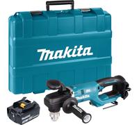 Makita DDA 450 F1K Perceuse d'angle sans fil 18 V 70 Nm Brushless + 1x batterie 3,0 Ah + coffret - sans chargeur