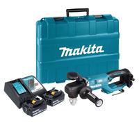 Makita DDA 450 RFK Perceuse d'angle sans fil 18 V 70 Nm Brushless + 2x batterie 3,0 Ah + chargeur + coffret