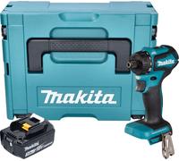 Makita DDF 083 F1J Perceuse-visseuse sans fil 18 V 40 Nm 1/4'' Brushless + 1x batterie 3,0 Ah + Makpac - sans chargeur