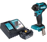 Makita DDF 083 RF1 Perceuse-visseuse sans fil 18 V 40 Nm 1/4'' Brushless + 1x batterie 3,0 Ah + chargeur