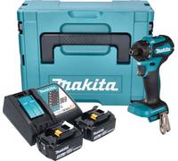 Makita DDF 083 RFJ Perceuse-visseuse sans fil 18 V 40 Nm 1/4'' Brushless + 2x batterie 3,0 Ah + chargeur + Makpac