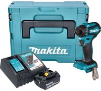 Makita DDF 083 RG1J Perceuse-visseuse sans fil 18 V 40 Nm 1/4'' Brushless + 1x batterie 6,0 Ah + chargeur + Makpac