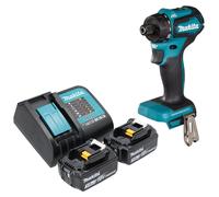 Makita DDF 083 SF Perceuse-visseuse sans fil 18 V 40 Nm 1/4'' Brushless + 2x batterie 3,0 Ah + chargeur
