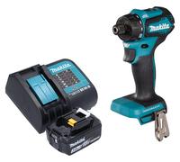 Makita DDF 083 SF1 Perceuse-visseuse sans fil 18 V 40 Nm 1/4'' Brushless + 1x batterie 3,0 Ah + chargeur