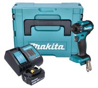 Makita DDF 083 SF1J Perceuse-visseuse sans fil 18 V 40 Nm 1/4'' Brushless + 1x batterie 3,0 Ah + chargeur + Makpac