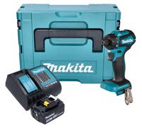 Makita DDF 083 ST1J Perceuse-visseuse sans fil 18 V 40 Nm 1/4'' Brushless + 1x batterie 5,0 Ah + chargeur + Makpac