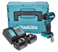 Makita DDF 083 STJ Perceuse-visseuse sans fil 18 V 40 Nm 1/4'' Brushless + 2x batterie 5,0 Ah + chargeur + Makpac