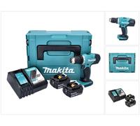 Makita DDF 453 RMJ Perceuse-visseuse sans fil 18 V 42 Nm + 2x batterie 4,0 Ah + chargeur + Makpac