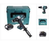 Makita DDF 458 G1J Perceuse-visseuse sans fil 18 V 91 Nm + 1x Batterie 6,0 Ah + Coffret Makpac - sans chargeur