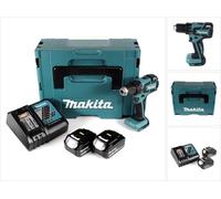 Makita DDF 459 RGJ 18 V Li-Ion Perceuse visseuse sans fil + Coffret Makpac + 2 x Batteries 6,0 Ah + Chargeur