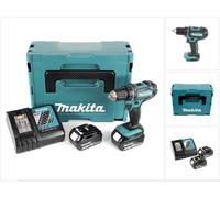 Makita DDF 482 RFJ Perceuse visseuse sans fil 18V 62Nm + 2x Batteries 3,0 Ah + Chargeur + Makpac
